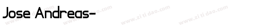 Jose Andreas字体转换